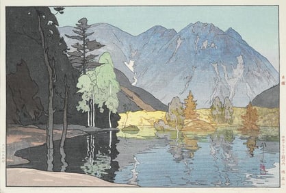 Hiroshi Yoshida "Hodaka Mountain" Print.