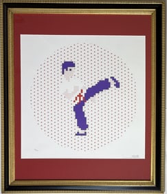 Space Invader Wipeout (Explosion), 2015 Silkscreen on Paper