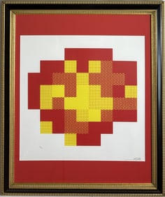 Space Invader - Kung Fu, 2015 Silkscreen on Paper