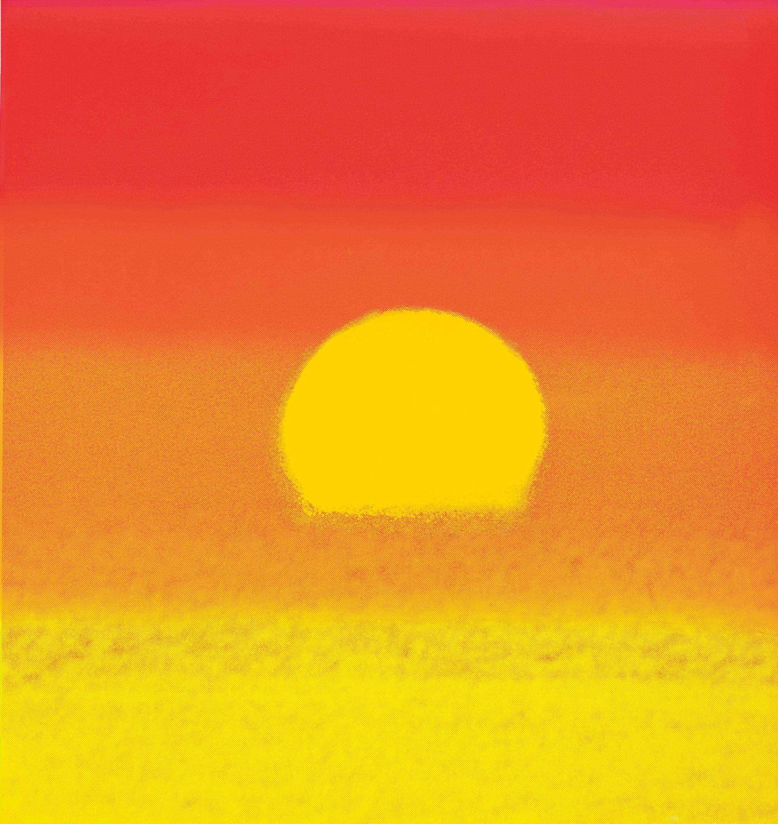 Andy Warhol "Sunset, 1972" Print. (1 of 1)