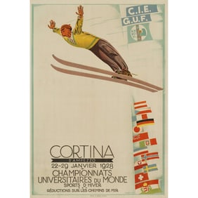 Erwin Merlet (1886-1939) Cortina d'Ampezzo