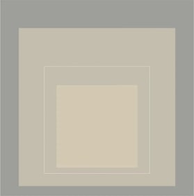 Josef Albers "Gray" Offset Lithograph