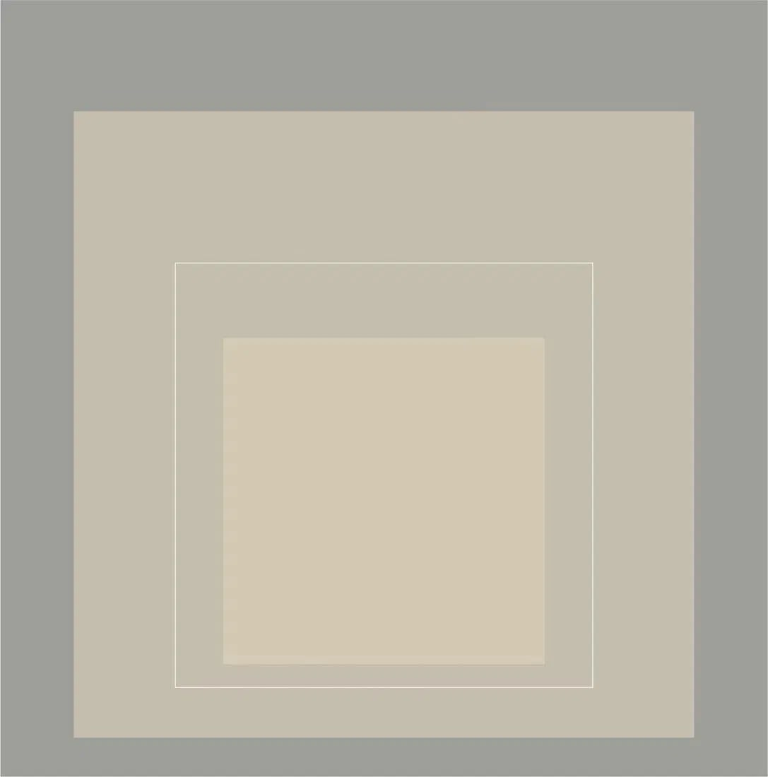 Josef Albers "Gray" Offset Lithograph (1 of 1)