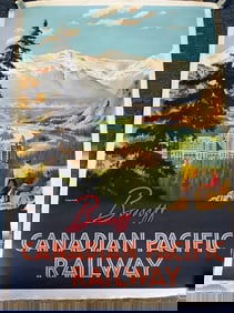 Banff- Canadian Pacific Railway Travel Poster
