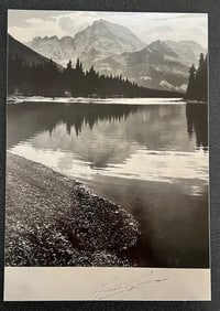 Ansel Adams "Josephine Lake, Montana"