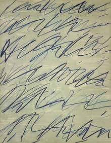 Cy Twombly- Roman Notes