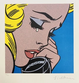 Roy Lichtenstein- Forget Me Print