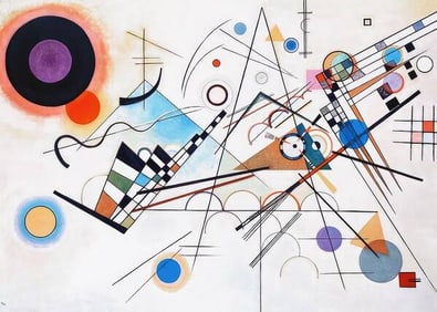 "Composition VIII by Wassily Kandinsky" Poster