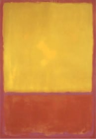 Mark Rothko "Oche and Red on Red, 1954" Offset Lithograph