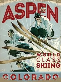 Travel Poster - Aspen