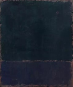 Mark Rothko "Untitled, (Black with Blue), 1968" Print