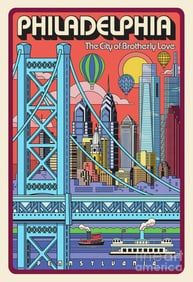 Philadelphia Travel Poster