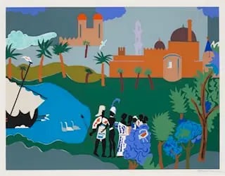 ROMARE BEARDEN Print.