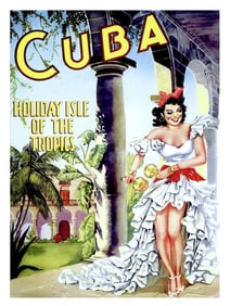 Cuba Travel Poster
