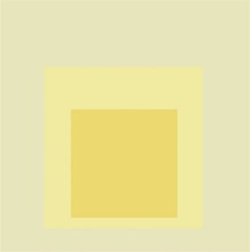Josef Albers Homage to the Square "Yellow" Offset Lithograph