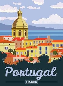 Portugal Travel Poster