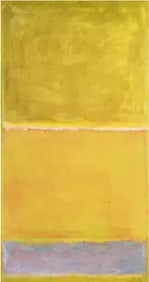 Mark Rothko "Yellow" Print.