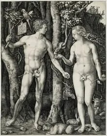 Albrecht Durer "Adam and Eve, 1504" Print