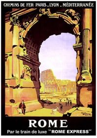 Rome Travel Poster