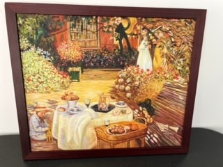 Claude Monet (The Luncheon) Painting