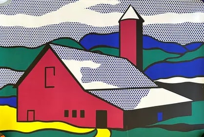 Roy Lichtenstein - "Red Born" 1989