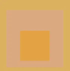 Josef Albers "Orange, Yellow" Offset Lithograph