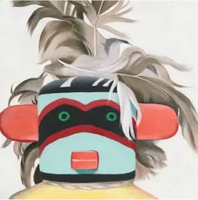 Georgia O'Keeffe "Kachina, 1938" Prinrt.