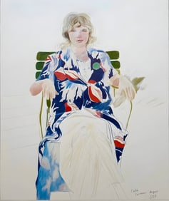David Hockney - Celia, Carennac, 1971.