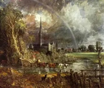John Constable "Cathedral" Print.