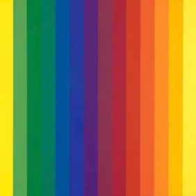 Ellsworth Kelly "Spectrum I, 1953" Offset Lithograph.