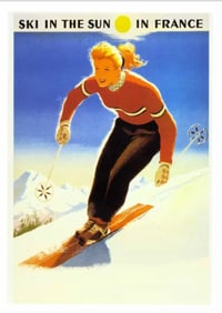 Ski France Poster