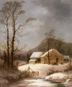 George Henry Durrie "Untitled" Print.