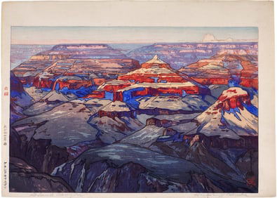 Yoshida Hiroshi (1876-1950)  The Grand Canyon (Gurando kyanion)  Taisho period, early 20th century