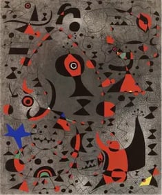 Joan Miro "Toward the Rainbow, 1941" Offset Lithograph.
