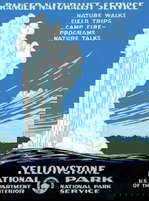 Yellowstone National Park, 1938. Ranger Naturalist Service.