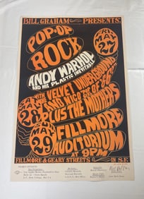 Andy Warhol Velvet Underground Poster