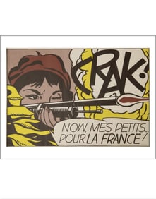 Roy Lichtenstein - Crak! - Print