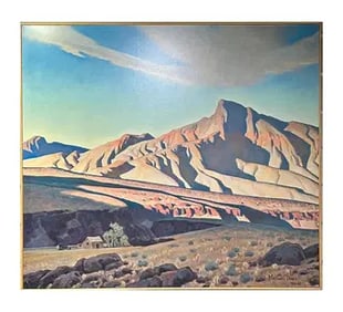 Manyard Dixon "Home of the Desert Rat, 1945" Print.