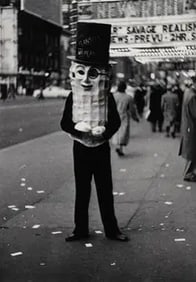 Diane Arbus - Mr. Peanut in Times Square, 1956