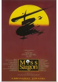 Miss Saigon Broadway Poster