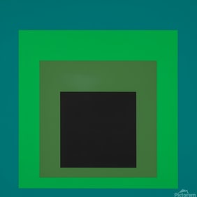 Josef Albers "Homage to the Square, Green"