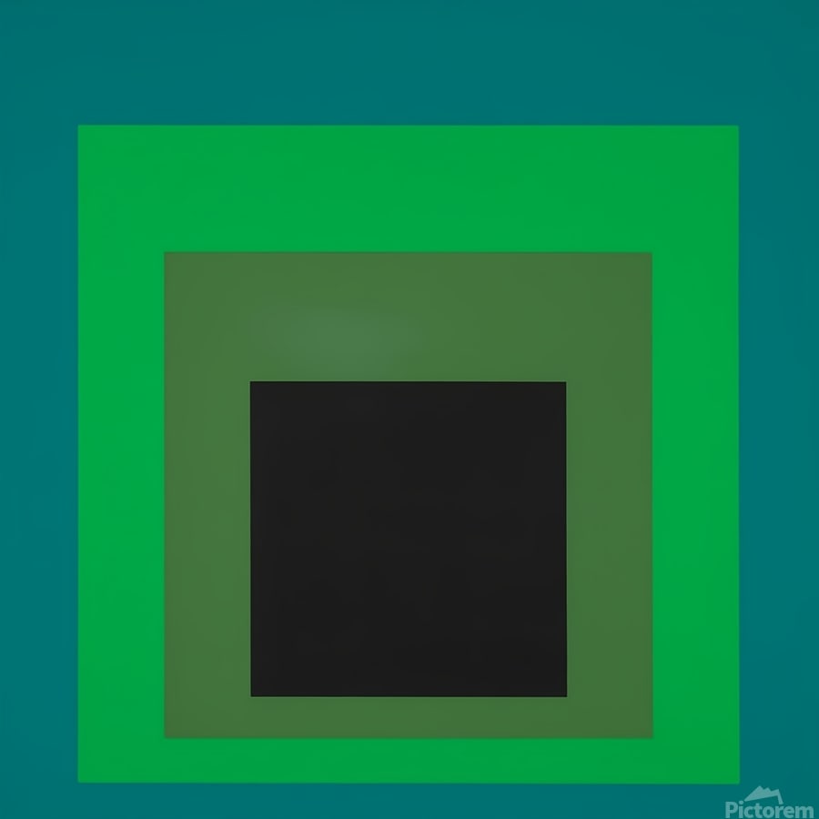 Josef Albers "Homage to the Square, Green"
