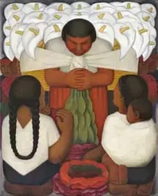 Diego Rivera " Flower Day " Print