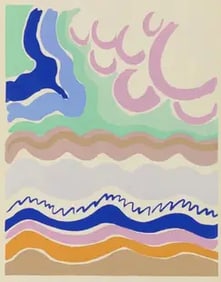 SONIA DELAUNAY Plate 14 from the portfolio “Compositions, Colors, Ideas"