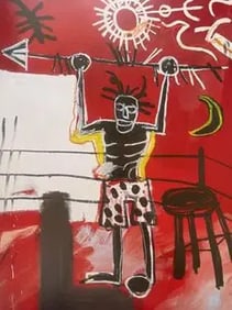 Jean-Michel Basquiat "Anybody Speaking Words, 1982" Print