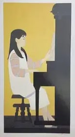 Will Barnet - Girl at the Piano, 1973