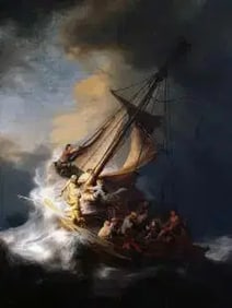 Rembrandt - Chrst in the Storm on the Lake of Galilee, 1633