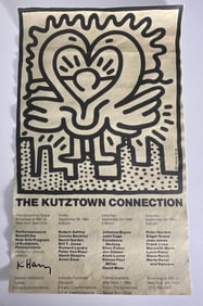 Keith Haring the Kutztown Connection Signed Poster