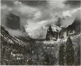 Ansel Adams - Clearing Winter Storm, 1937
