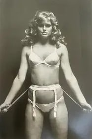 Helmut Newton "Patti Hansen, French Vogue, Paris, 1977" Print